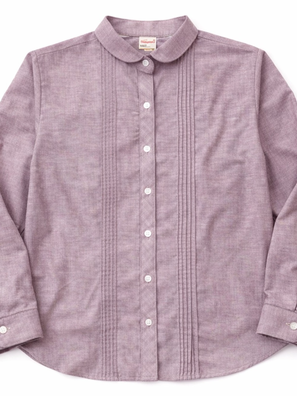 Vintage Wrangler Western Shirt Lavender Pintuck Button Front Women’s 16